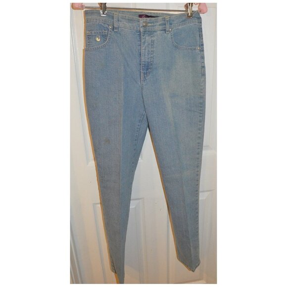 Gloria Vanderbilt Women's Blue Jeans Denim Pants Size 6 Average - Picture 1 of 7